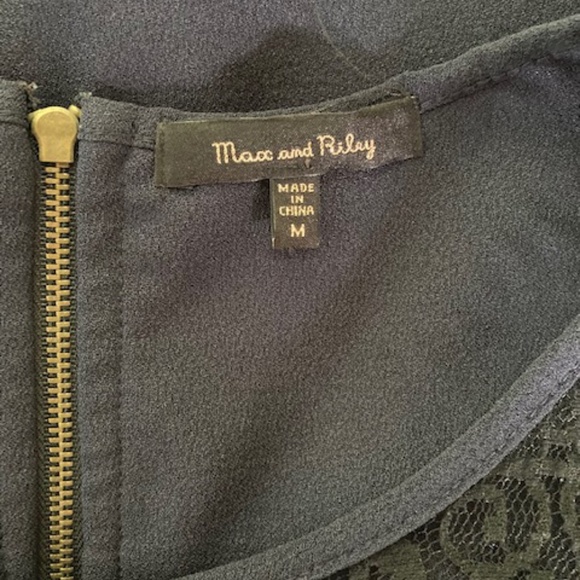 MAX AND RUBY navy sleeveless dress Size Medium - Picture 5 of 5